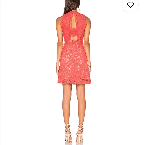 ⭐️⭐️POSHER PICK- Rebecca Taylor Arella Lace Dress in Ladybug⭐️⭐️ - Picture 4 of 6